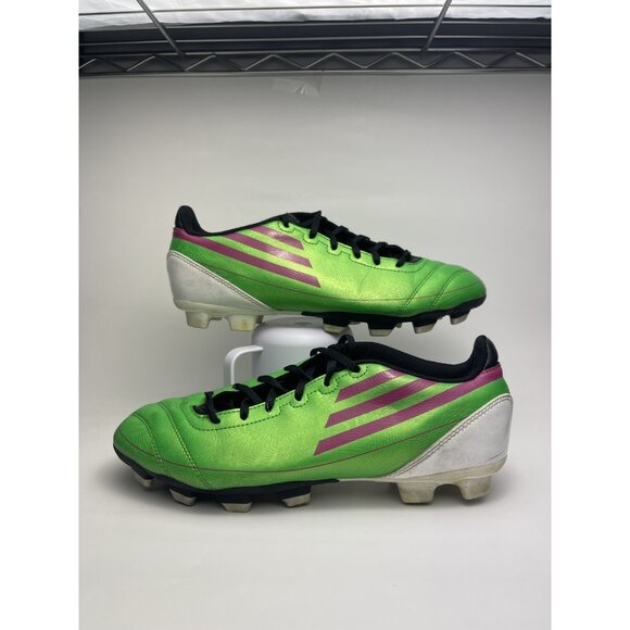 Adidas F50  Green & pink SIZE US 7.5 (40 2/3) Football Soccer Cleats - Picture 1 of 12